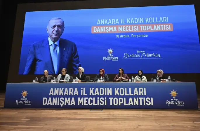 AK Parti Ankara İl Kadın Kolları Danışma Meclisi Toplantısı düzenlendi